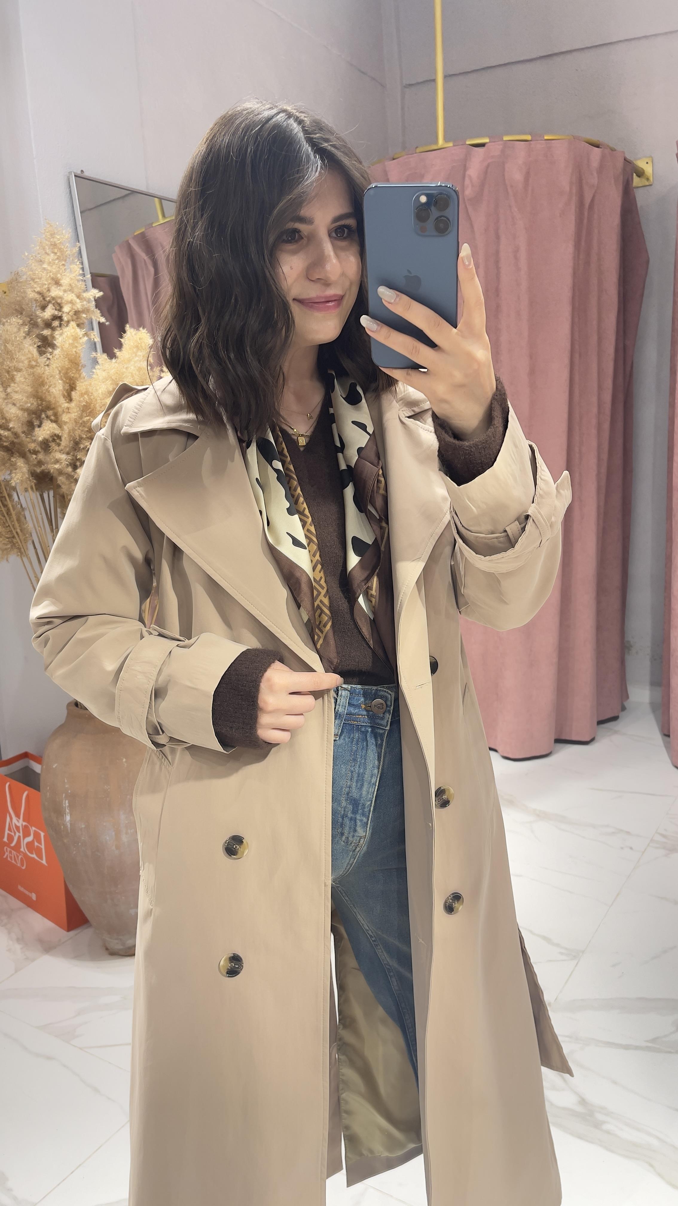 UZUN TRENCKOT-CAMEL · 4