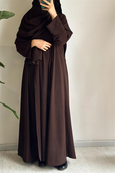 Ala Abaya Takım - Acı kahve