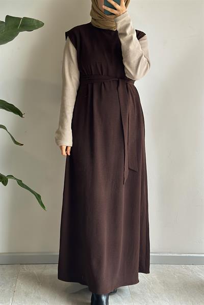 Ala Abaya Takım - Acı kahve