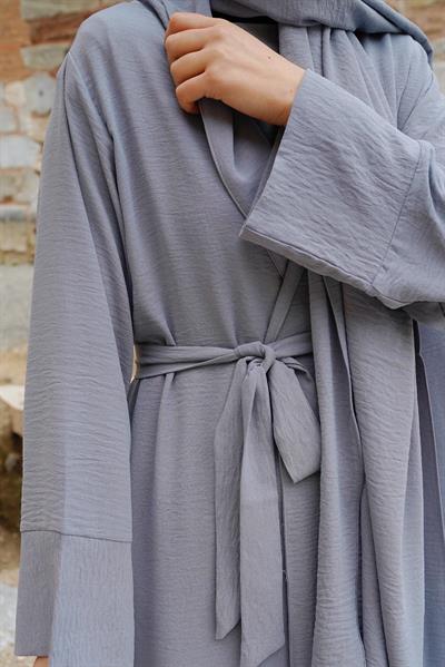 Ala Abaya Takım - Gri