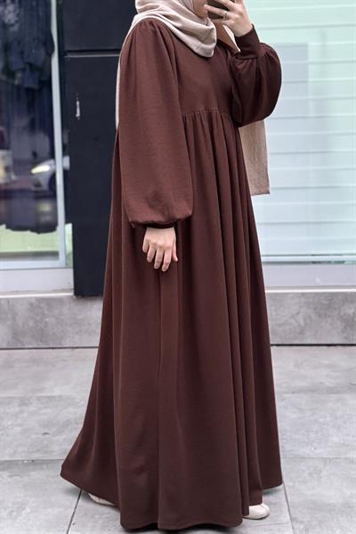 Asya Robalı Elbise - Acı kahve