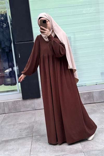 Asya Robalı Elbise - Acı kahve