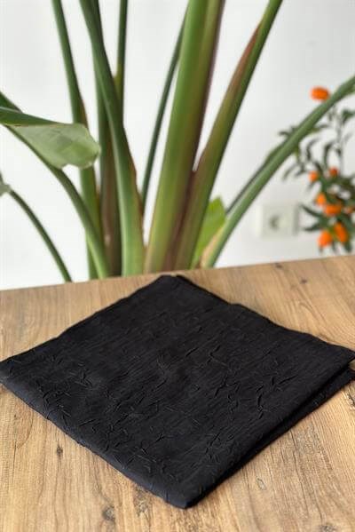 Bambu Kraş Eşarp - Siyah