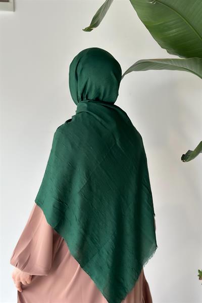 Bambu Kraş Şal - Zümrüt yeşil
