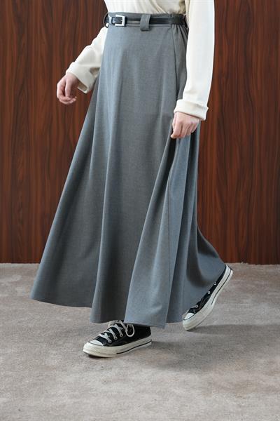 Basic Kloş Etek - Antrasit