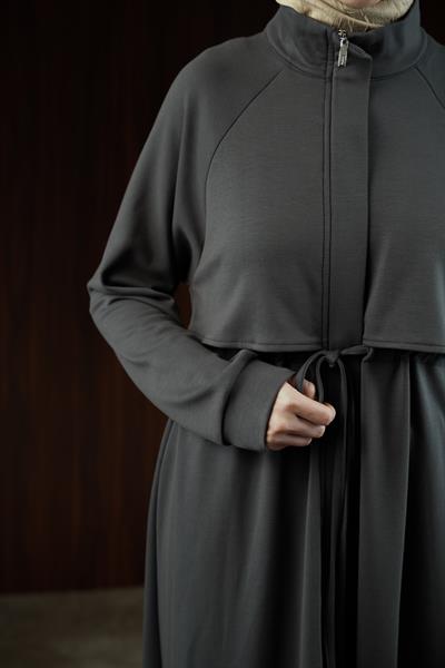 Beli Bağlamalı Oysho Takım - Antrasit