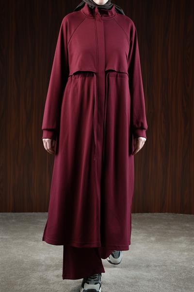 Beli Bağlamalı Oysho Takım - Bordo