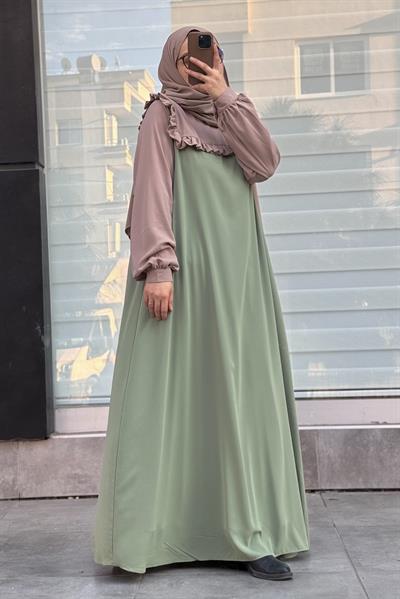 Bella Elbise - Çağla yeşil