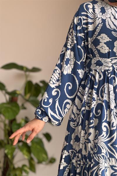 Çiçek Bahçesi Elbise - 0007