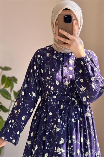 Çiçek Bahçesi Elbise - 0010