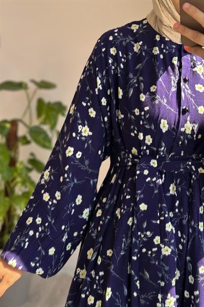 Çiçek Bahçesi Elbise - 0010