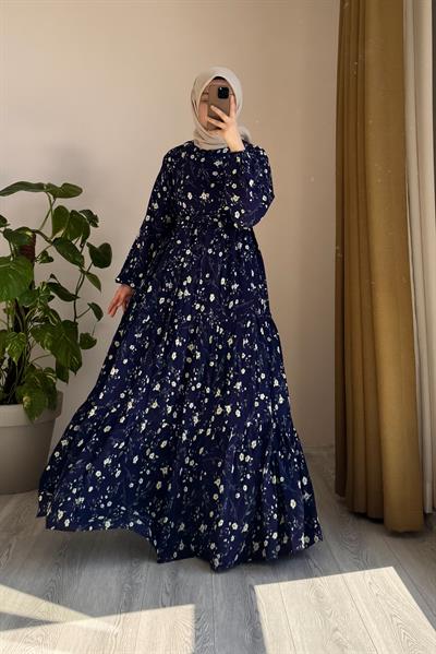 Çiçek Bahçesi Elbise - 0010