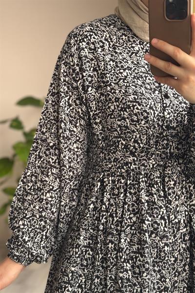 Çiçek Bahçesi Elbise - 0016