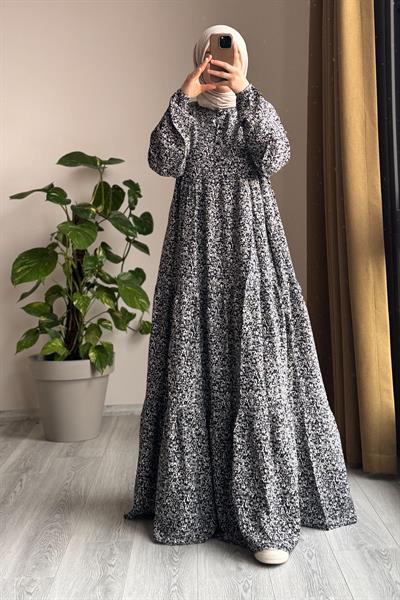 Çiçek Bahçesi Elbise - 0016