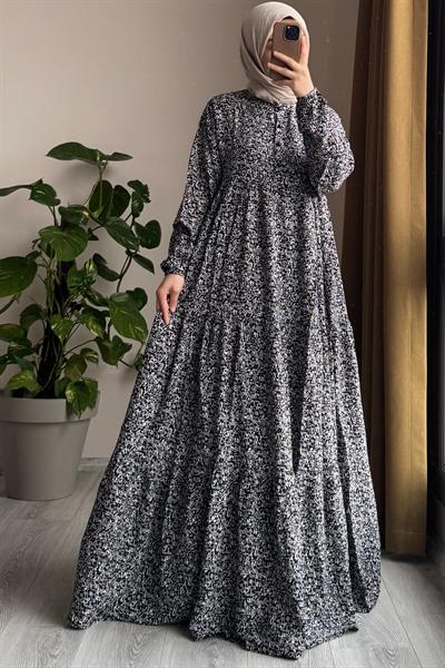 Çiçek Bahçesi Elbise - 0016
