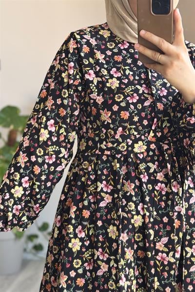 Çiçek Bahçesi Elbise - 0023