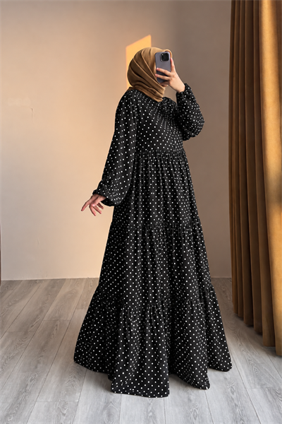 Ande Tesettür, Çiçek Bahçesi Elbise, Çiçek Bahçesi Elbise - 0035