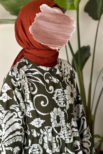 Çiçek Bahçesi Elbise - 0014