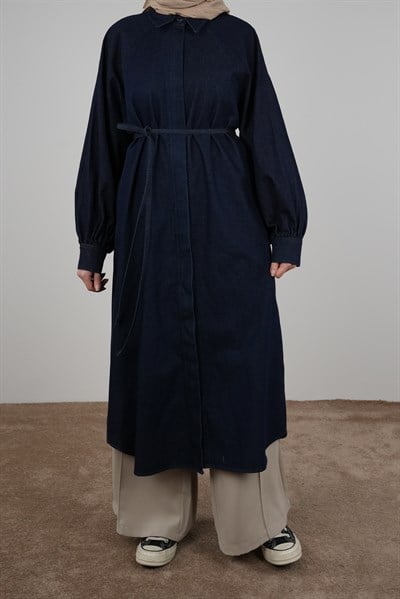 Classic Denim Tunik - Mavi