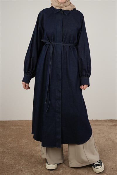 Classic Denim Tunik - Mavi