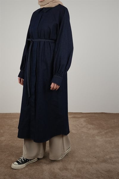 Classic Denim Tunik - Mavi