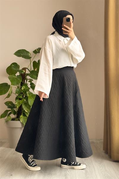 Classic Müslin Gömlek - Ekru