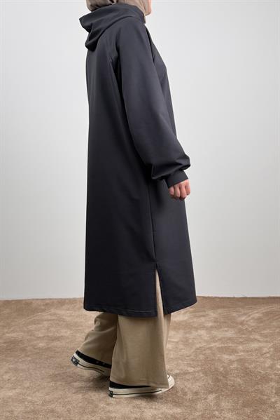 Classic Uzun Tunik - Antrasit