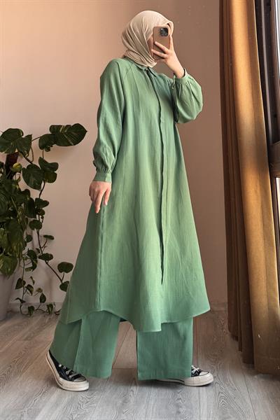 Cool Müslin Takım - Çağla yeşil