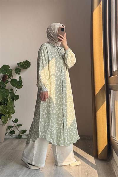 Cool Müslin Takım - Çağla desen