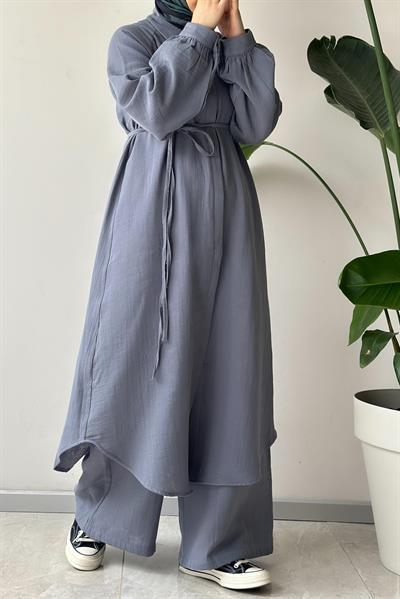 Cool Müslin Takım - Gri