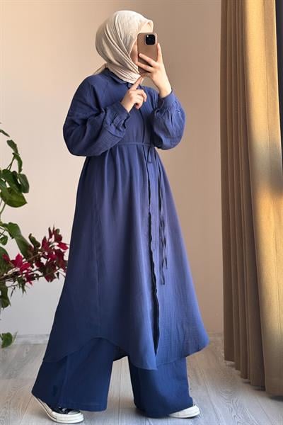 Cool Müslin Takım - Lacivert