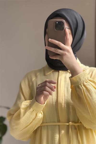 Cool Müslin Takım - Limon sarı