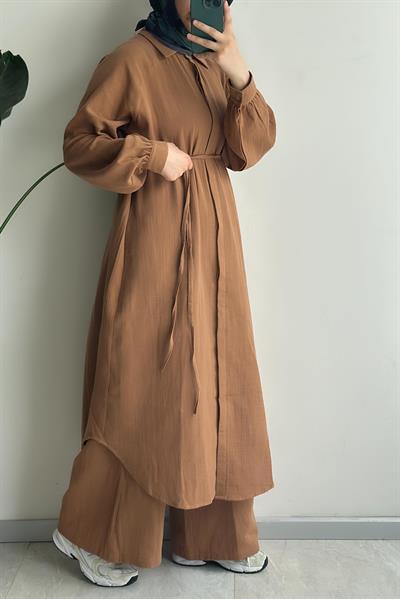 Cool Müslin Takım - Natural kiremit