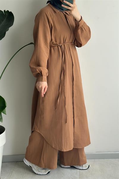 Cool Müslin Takım - Natural kiremit