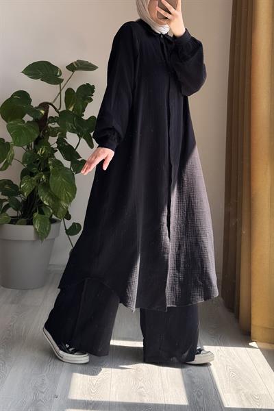 Cool Müslin Takım - Siyah