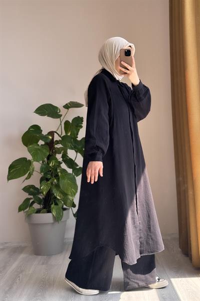 Cool Müslin Takım - Siyah