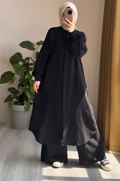 Cool Müslin Takım - Siyah
