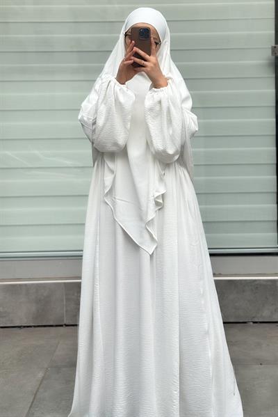 Defne Elbise - Beyaz