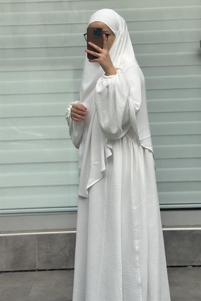 Defne Elbise - Beyaz