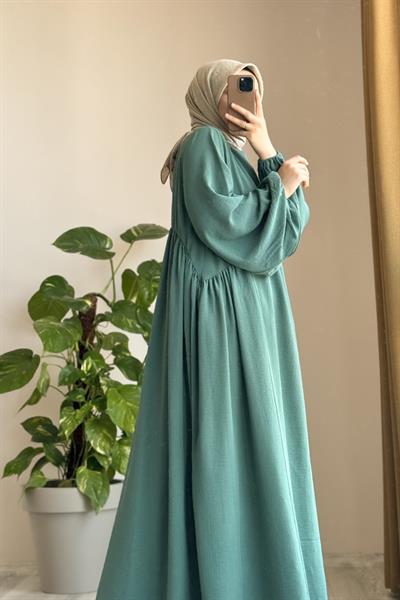 Defne Elbise - Mint yeşil