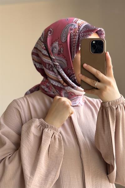Desenli Eşarp - 0010