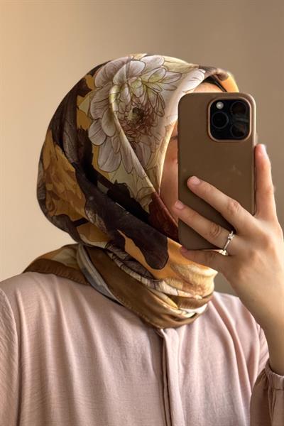 Desenli Eşarp - 0014