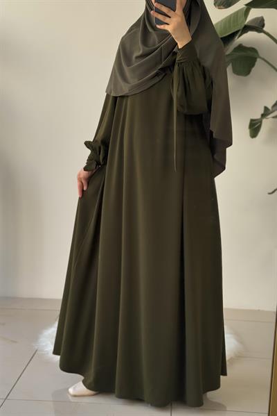 Duru Elbise - Haki yeşil