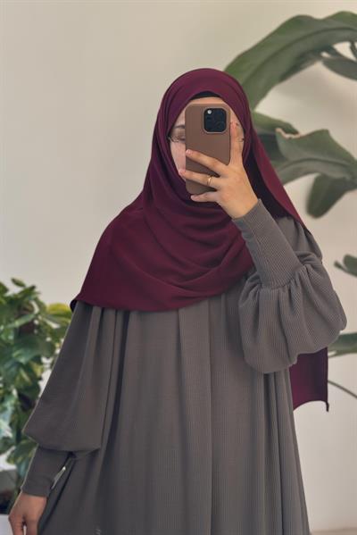 Ece Triko Elbise - Antrasit