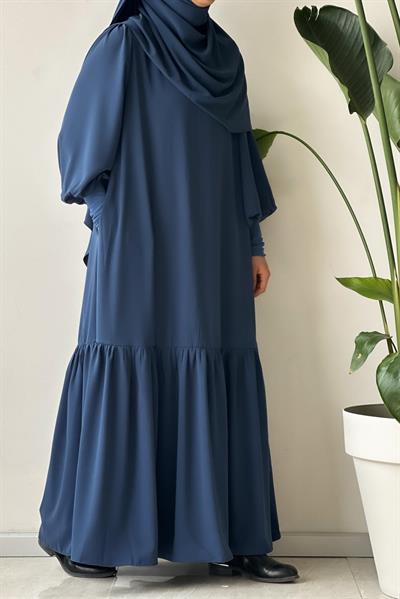Ela Elbise - İndigo mavi
