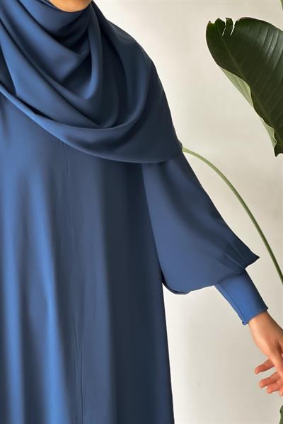 Ela Elbise - İndigo mavi