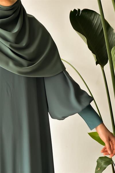 Ela Elbise - Mint yeşil