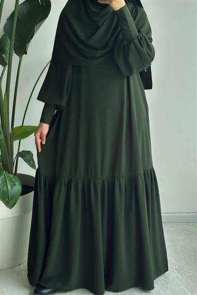 Ela Elbise - Zümrüt yeşil