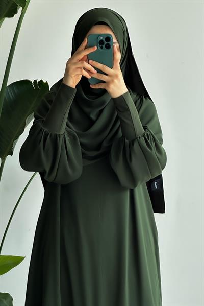 Ela Elbise - Zümrüt yeşil