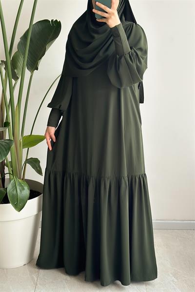 Ela Elbise - Zümrüt yeşil